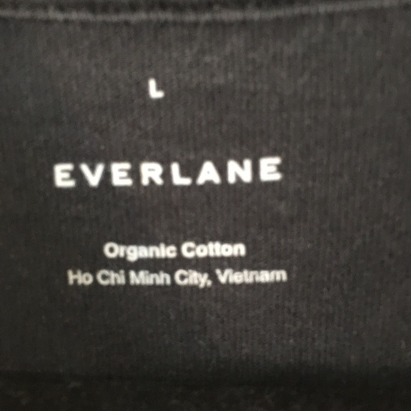 Everlane 100% Organic Cotton Short Sleeve T-Shirt Bundle (3) Large Black White - Picture 3 of 9